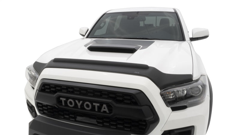 Tacoma Hood Shield - AVS Aeroskin II Black | 2016-18 Toyota Low Profile