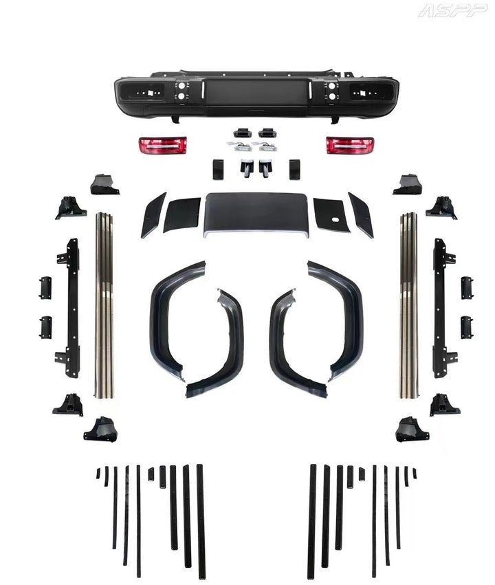 Suzuki Jimny G63 style kit installed