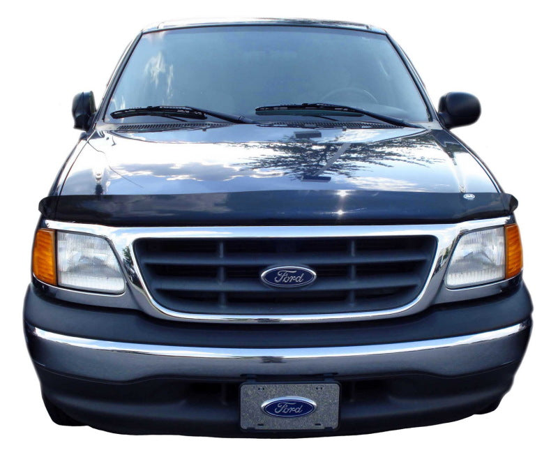 Bugflector II Hood Shield Smoke - AVS High Profile Hood Protector for 1997-2003 Ford F-150, Dark Tint