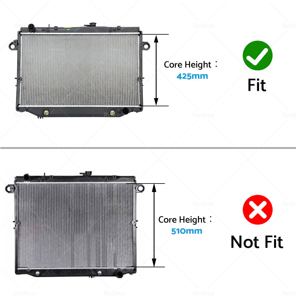 Radiator Suitable For Toyota Landcruiser 100S HZJ105R FZJ105R HDJ100R 98-07AT MT-1