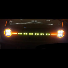 Load image into Gallery viewer, Ford bronco logo light 2020+ front led ford bronco emblem light-3