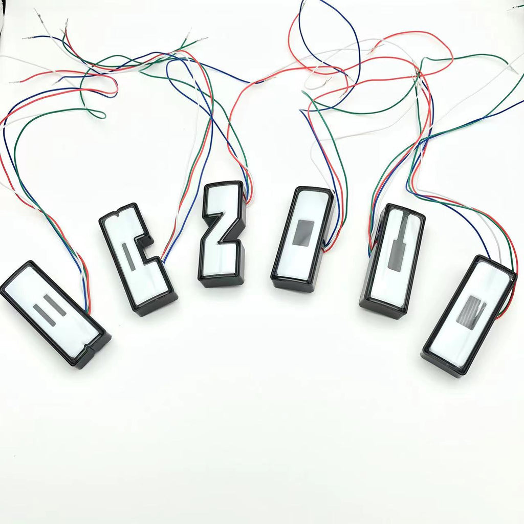Ford bronco logo light 2020+ front led ford bronco emblem light-4