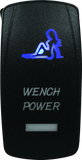 DragonFire Racing Lighted Switch Wench Power Blue