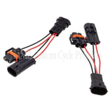 NAMZ 14-23 Indian Models (Except Scout/FTR/Challenger) Passing Lamp Adapter Harness