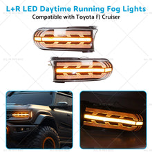 Load image into Gallery viewer, LED Fog Lights Daytime Running Light Suitable for DRL Toyota FJ Cruiser 07-21-3