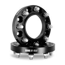 Load image into Gallery viewer, Borne Off-Road Wheel Spacers - 8X170 - 125 - 25mm - M14 - Black