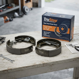 TruStop Brake Shoe Set – Rear Drum Brake Shoes Replacement