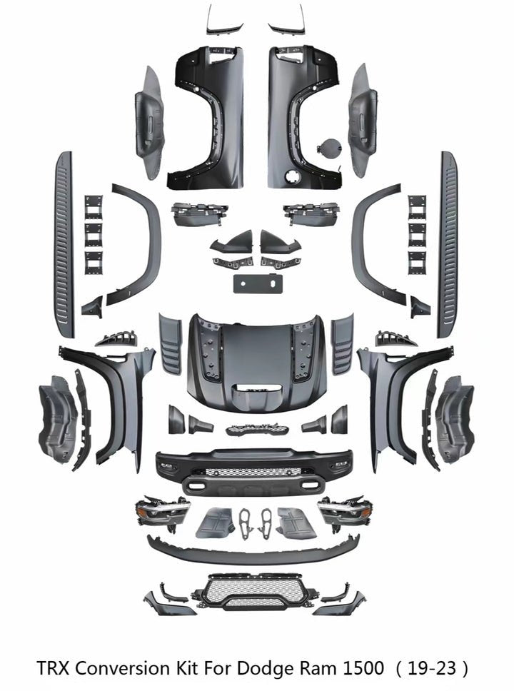 Dodge RAM TRX widebody conversion kit side profile