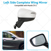 Load image into Gallery viewer, LH Door Wing Mirror Suitable for Mazda CX-5 2015-2016 No BlindSpot 8 Wires White-4