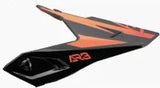 Answer AR3 Phantom Visor - Black/Red