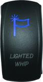 DragonFire Racing Lighted Switch Whip On/Off Blue