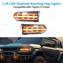Load image into Gallery viewer, LED Fog Lights Daytime Running Light Suitable for DRL Toyota FJ Cruiser 07-21-4