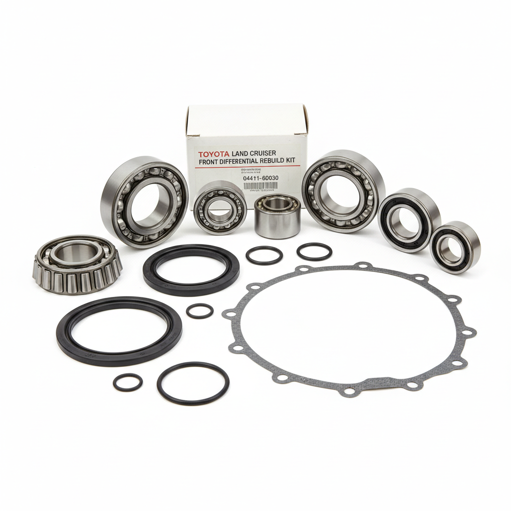 Front Differential Rebuild Kit components close-up