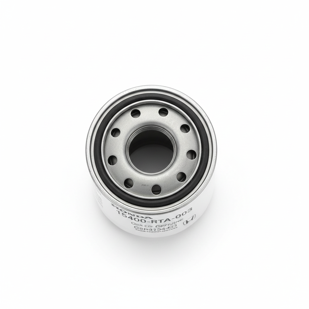 Honda oil filter top view