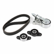 Load image into Gallery viewer, Timing belt kit components with tensioner and pulleys