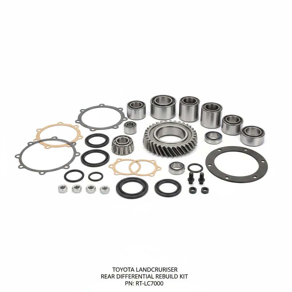 Rear Differential Rebuild Kit for Toyota LandCruiser HZJ80 LJ71