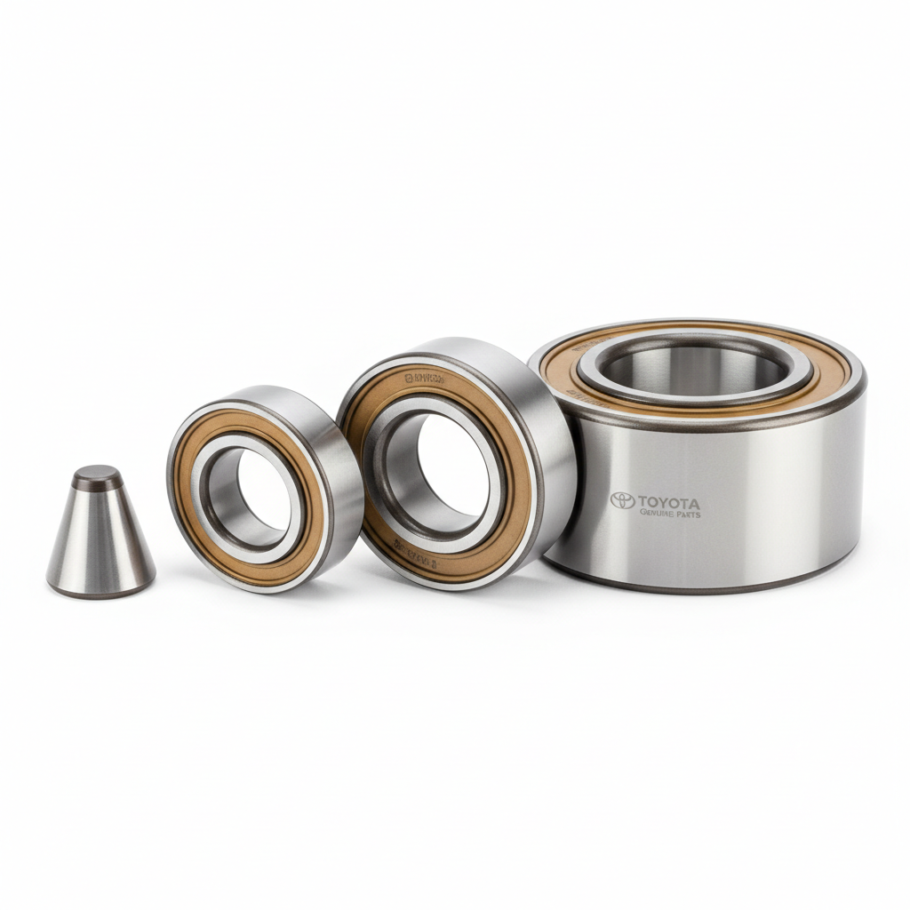 Wheel bearings from differential rebuild kit
