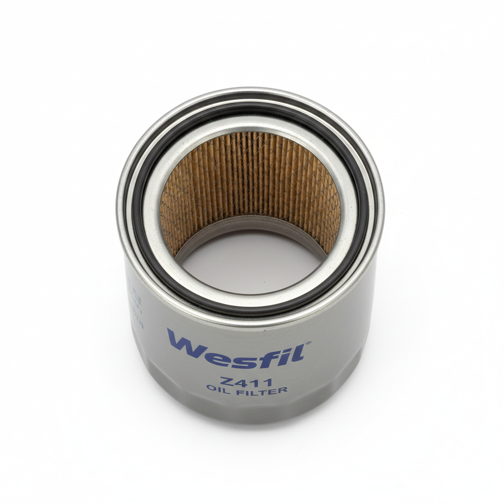 Wesfil oil filter top view