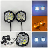 5'' 75w Side Shooter round off road lights for trucks (2 packs)