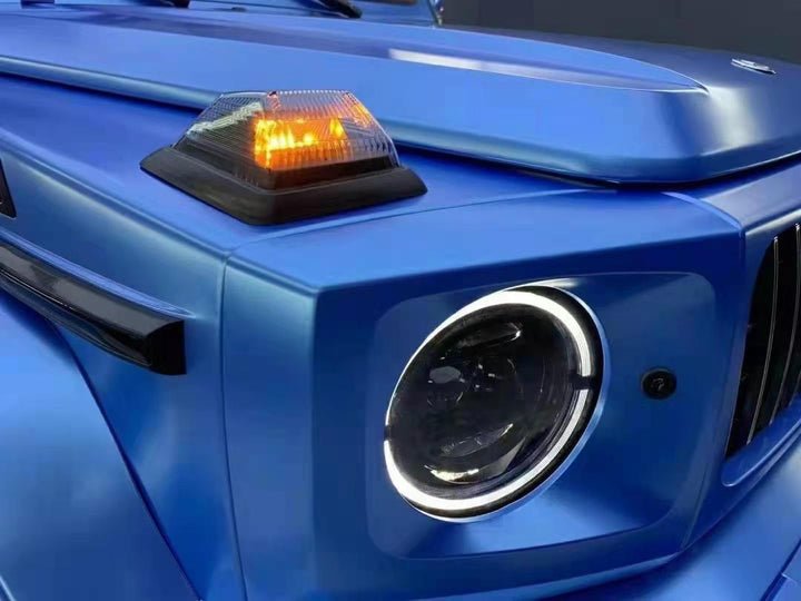 Mercedes G-Class AMG style headlights and grille