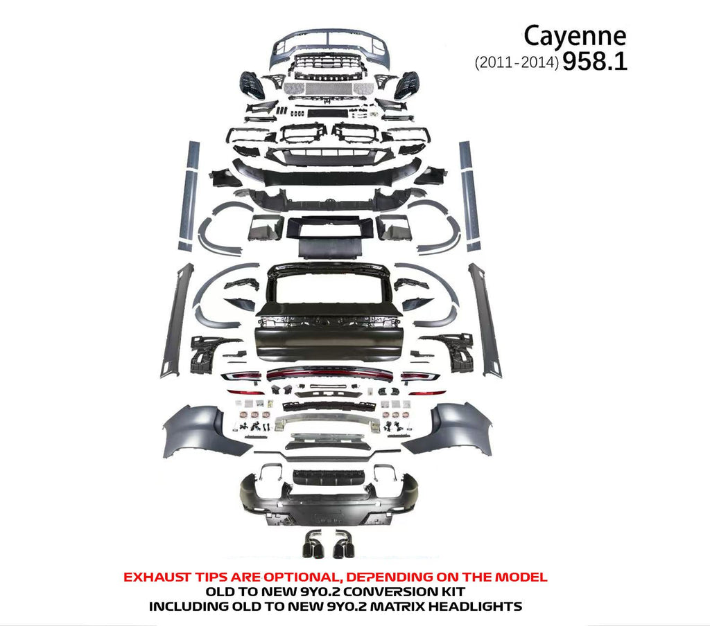 Porsche Cayenne GTS conversion kit side profile