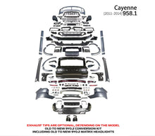 Load image into Gallery viewer, Porsche Cayenne GTS conversion kit side profile