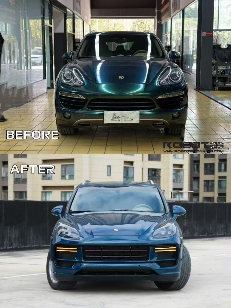 Porsche Cayenne 958.1 to 2024 GTS conversion kit front view