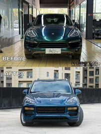 Porsche Cayenne 958.1 to 2024 GTS conversion kit front view