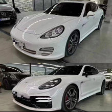 Load image into Gallery viewer, Porsche Panamera 971 GTS style front bumper side view