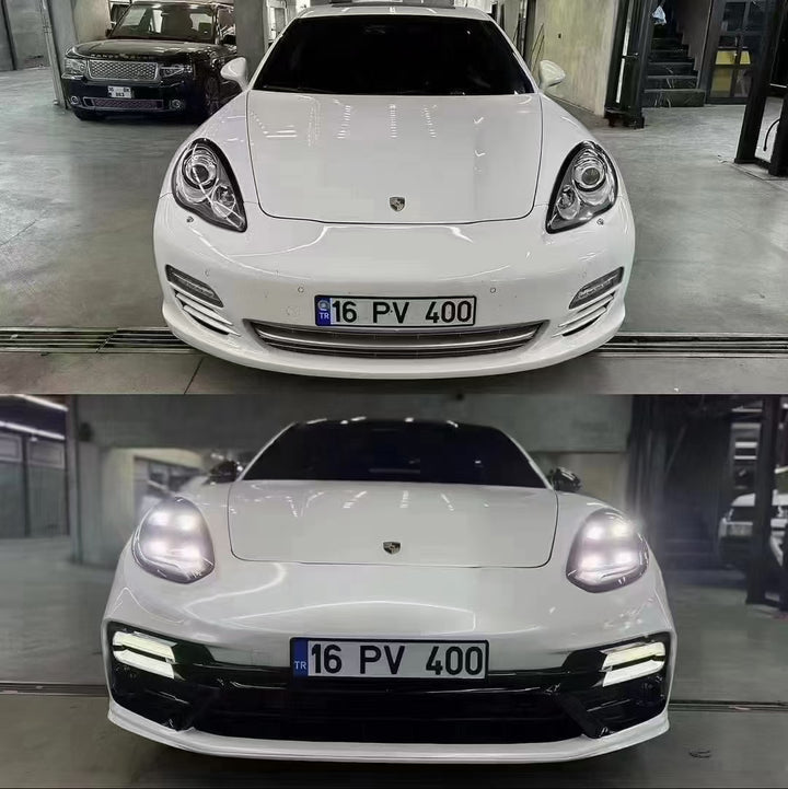 Porsche Panamera 970 to 971 GTS front bumper conversion kit