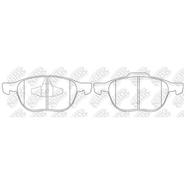 Front Brake Pads For Ford Mazda Volvo BREMTEC BT1523 PN0365