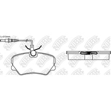 Load image into Gallery viewer, TECHSTOP DB1258 PN0297W Front Pads For Peugeot