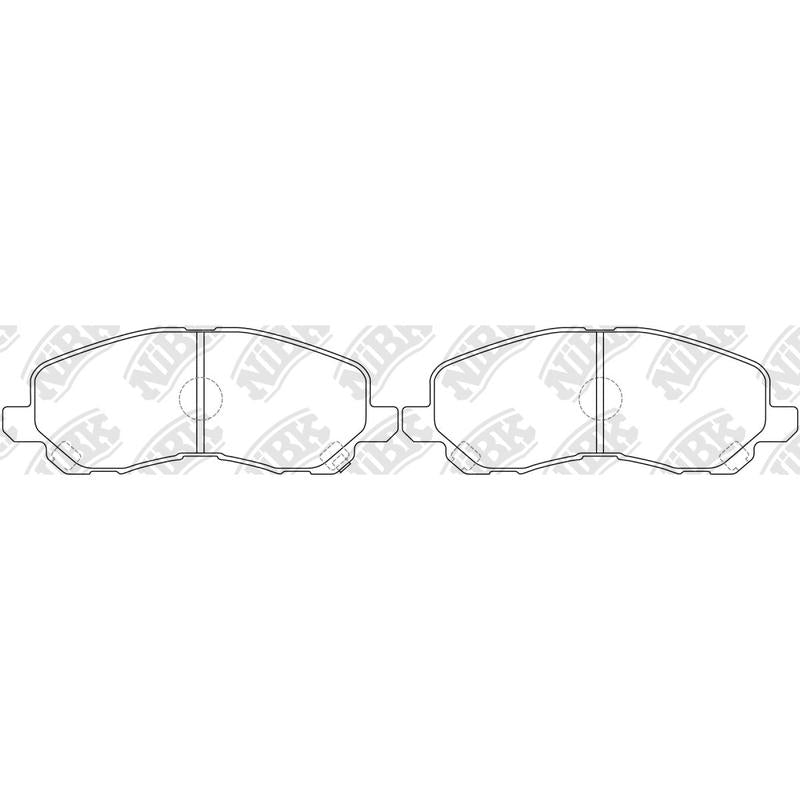 BREMTEC BT589 PN3469 Front Brake Pads For Mitsubishi Dodge