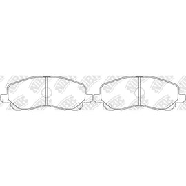 BREMTEC BT589 PN3469 Front Brake Pads For Mitsubishi Dodge