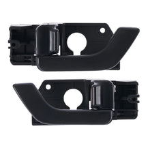 Load image into Gallery viewer, 2pc FRONT Left &amp; Right Inner Door Handle Black for Hyundai Tiburon 2003-08