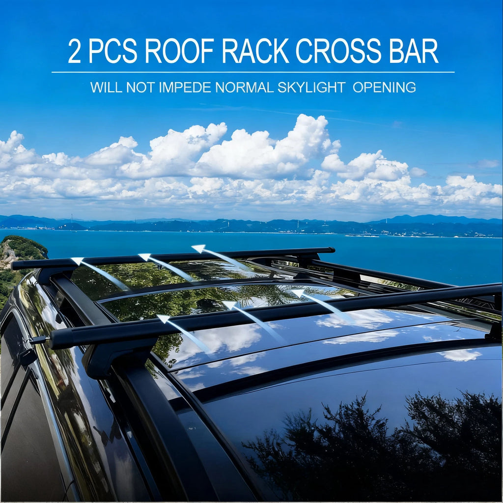 135cm 53"Car Top Cross Bar Roof Racks Cargo Carrier For Subaru Forester 08-23