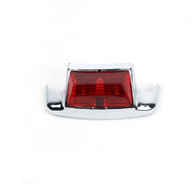 Load image into Gallery viewer, for Harley Touring Softail RED Lens Chorme Plated Rear Fender Tip LED Light ST