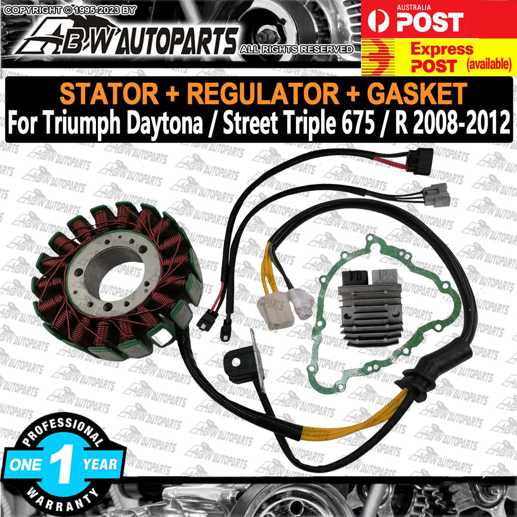 Stator Regulator Rectifier w/Gasket fits 08-12 Street Triple / Daytona 675 675R