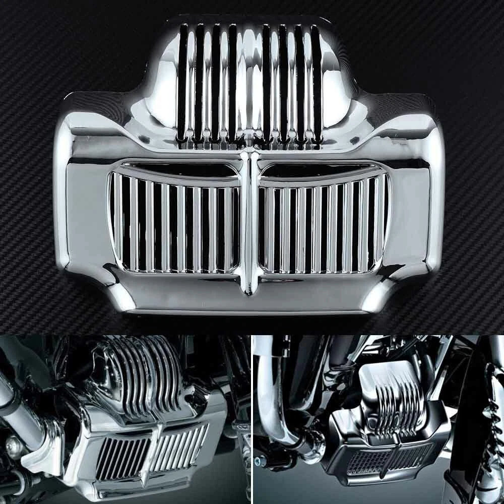 Chrome Oil Cooler Cover For Harley Touring Electra Street Glide Road King 11-15