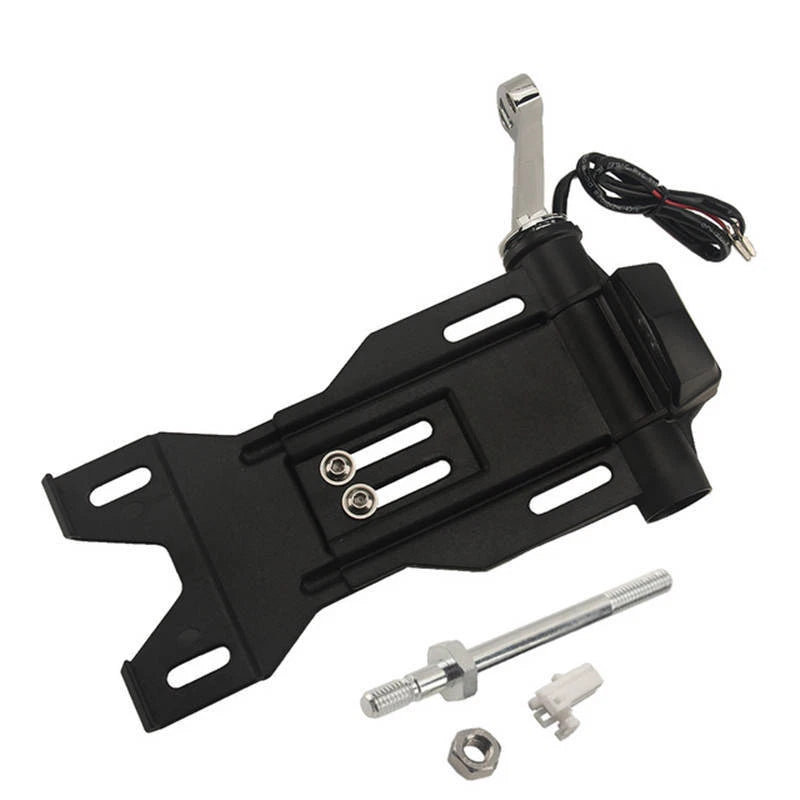 Side Mount Number Plate Holder w/LED Light for Harley Sportster 883 1200 48 04+