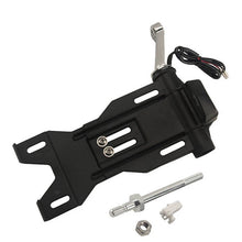 Load image into Gallery viewer, Side Mount Number Plate Holder w/LED Light for Harley Sportster 883 1200 48 04+