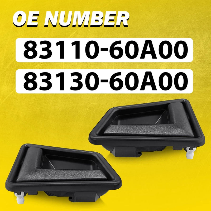 2x Inner Front Rear Door Handles for Suzuki Vitara 1.6/2.0 V6 1988-1999