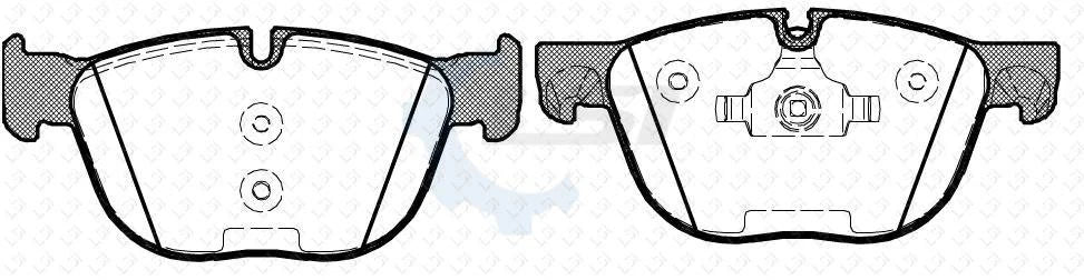 Front Brake Pads and Disc Rotors w/ sensor Set for BMW X5 E70 332mm front