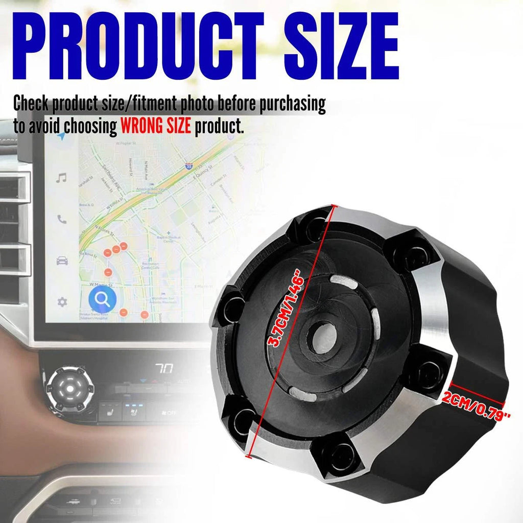 Drive Mode Knobs Cover & Power Knob Display Volume Radio Control For Tundra 22+