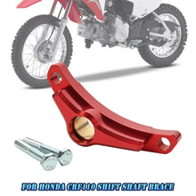 Load image into Gallery viewer, CNC Billet Aluminum Shift Shaft Brace Shifter Support FOR Honda CRF110F 2013-UP