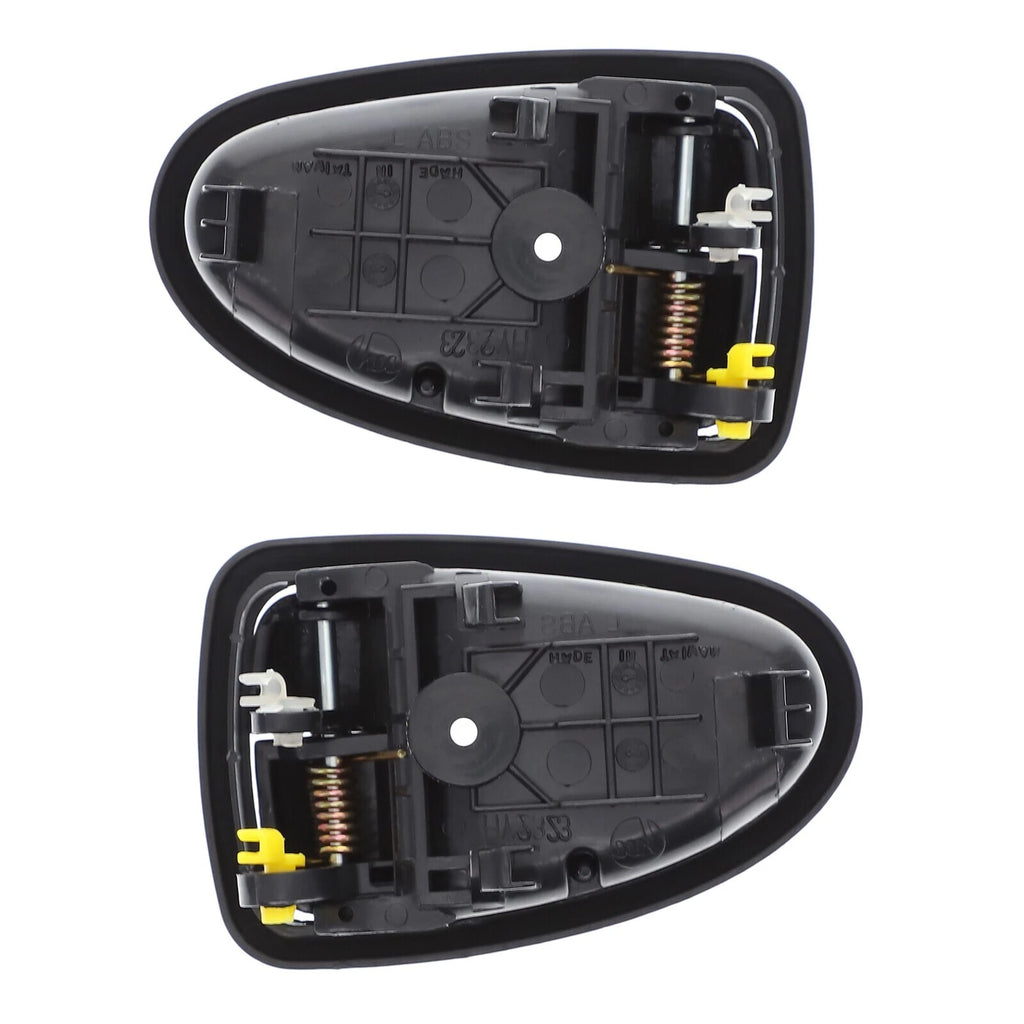 Door Handle Inner for Hyundai Accent LC 00-06 Set of 2 Black FRONT=REAR LH+RH