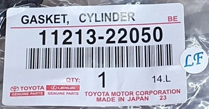 Toyota Corolla Genuine Valve Rocker Cover Gasket 11213-22050 Fit Engine 1ZZFE