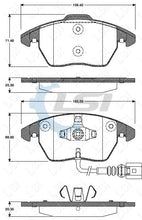 Load image into Gallery viewer, Front Brake Pads and Disc Rotors Set for Audi A1 1.4 TFSI 1.6TDI 2010 -