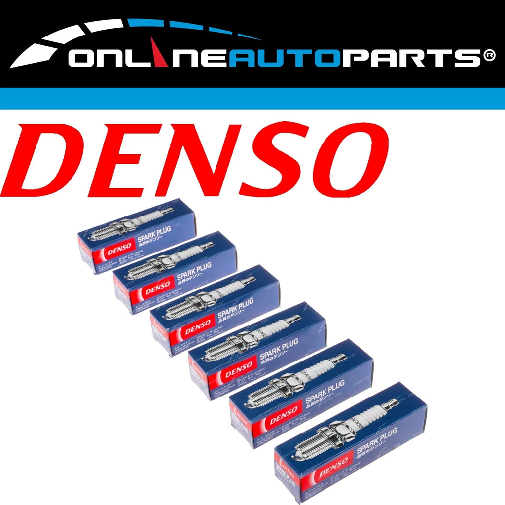 Set of 6 Denso Nickel Spark Plugs for Rover 827 V6 2.7L C27A1 1988~1991