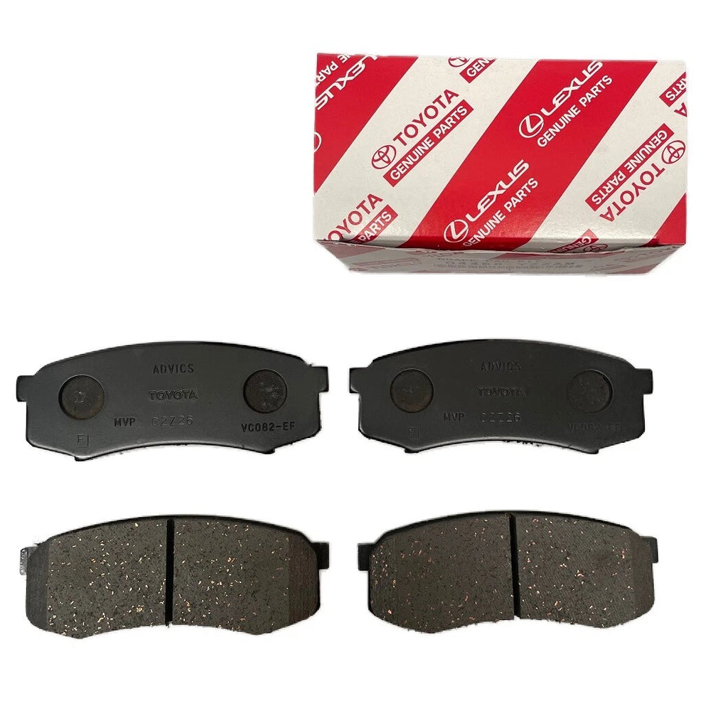 Rear Genuine Toyota Brake Pads +HP Disc Rotors for PRADO RZJ120 KZJ120 KDJ GRJ
